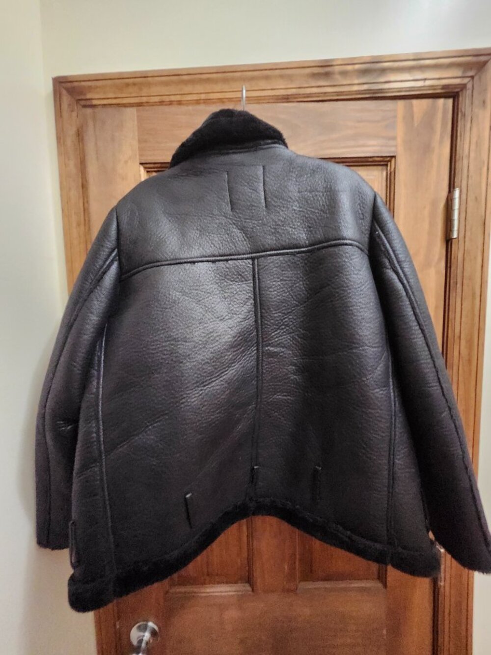 Zara double-faced faux leather biker jacket - Picture 5 of 5